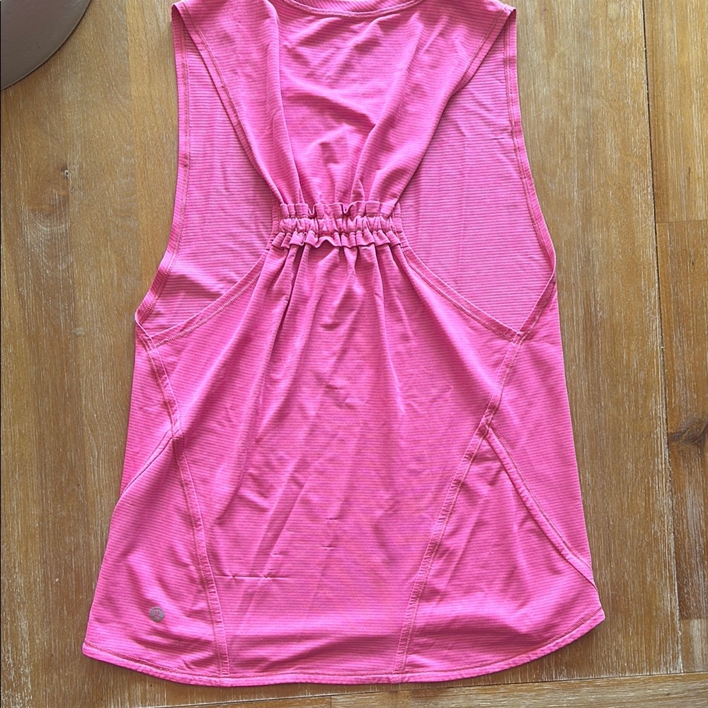 Hot Pink Lululemon singlet top